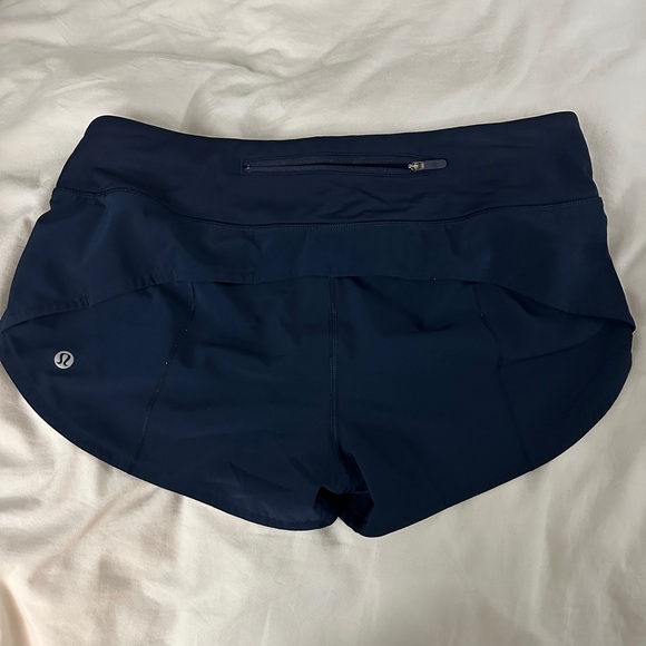 Lululemon Dark Blue Athletic Shorts - Picture 1 of 5